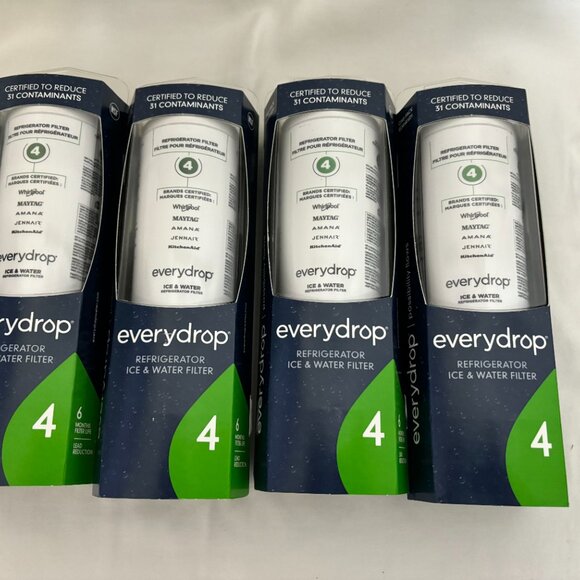 EveryDrop by Whirlpool EDR4RXD1 Refrigerator Ice Filter 4 (4 Pack) NEW - Picture 2 of 5